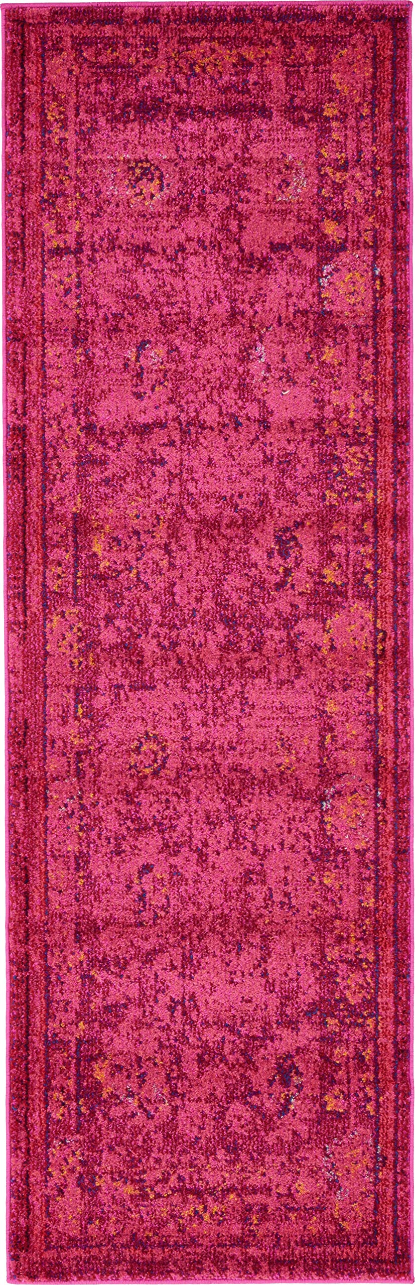 Unique Loom Medici Collection Vintage Botanical Traditional Red Runner Rug (2' 2 x 6' 7)