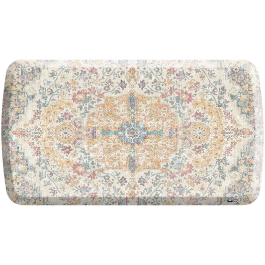 GelPro Elite Premium Gel + Foam 3/4" Thick Anti-Fatigue Floor Mat Citrus-20" x 36", Taryn Sunny Citrus