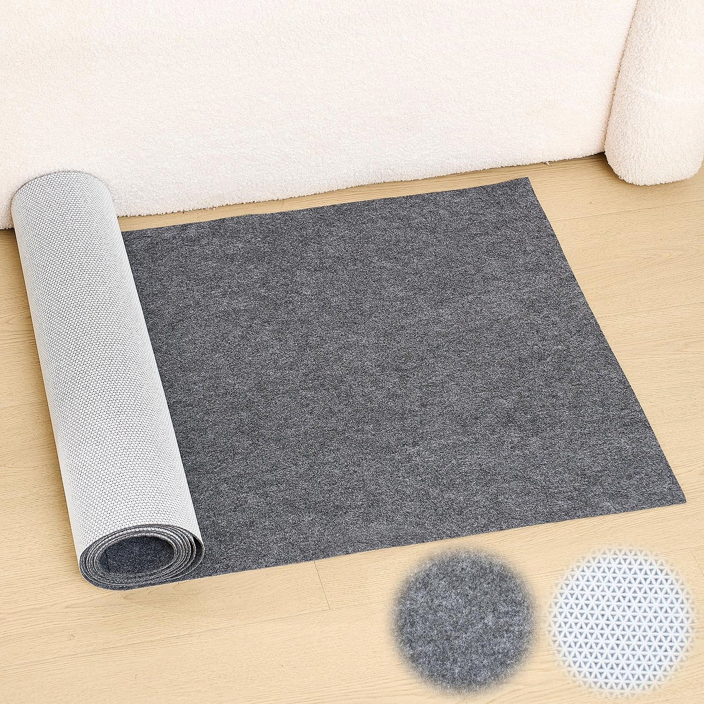 Drydiet Gray Boat Carpet, Marine Carpet Marine Grade Mat for Boats with Waterproof for Outdoor Deck Patio Porch Garage Kitchens Bathroom Outdoor Area Rug Runner Non-Slide Porch Rug (2 x 6 ft)