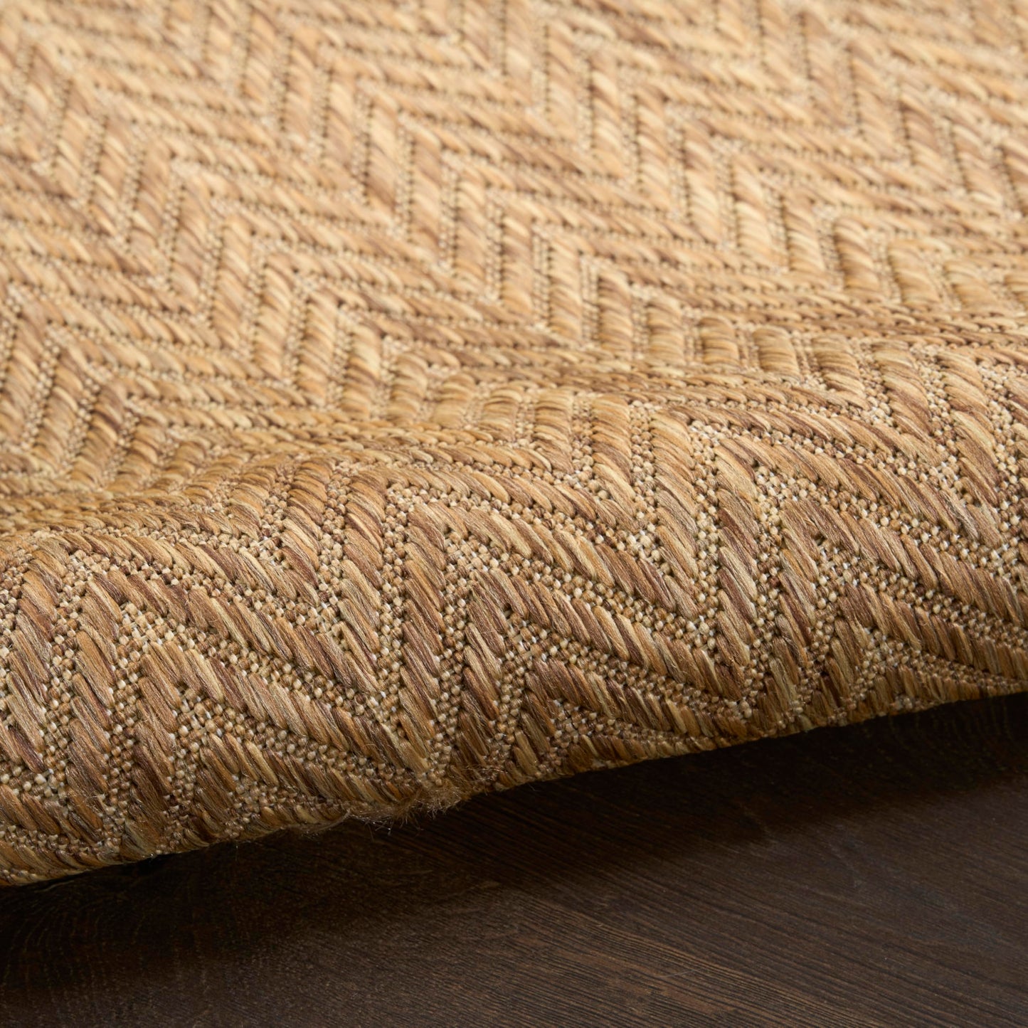 Nourison Home Horizon Indoor/Outdoor Natural 8' x 10' Area Rug - Easy Clean, Non Shedding, Bed Room, Living Room, Dining Room, Kitchen (8' x 10')