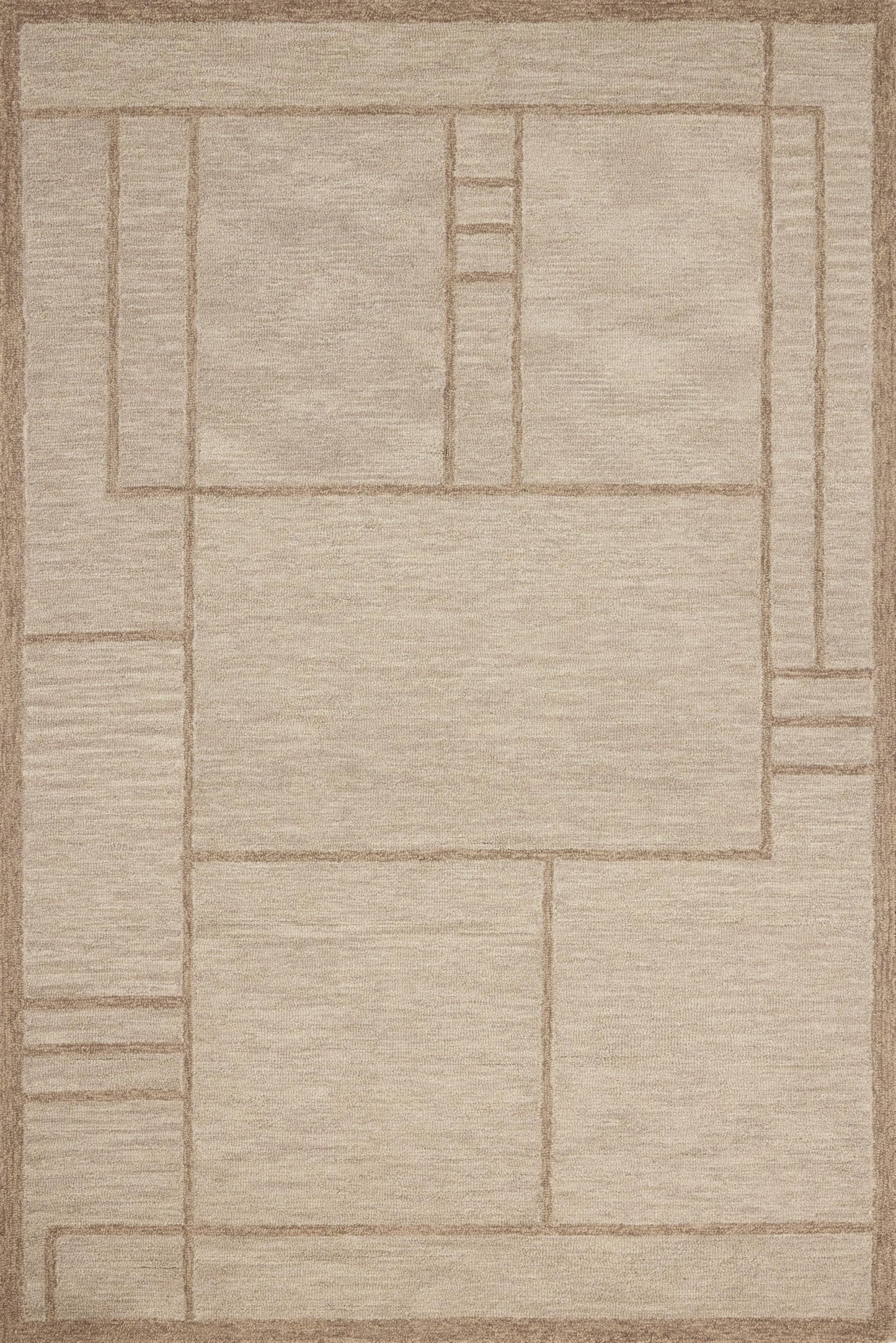 Loloi Jeremiah Brent Barrow Collection BAR-04 Beige/Taupe 8'-6" x 11'-6" Area Rug