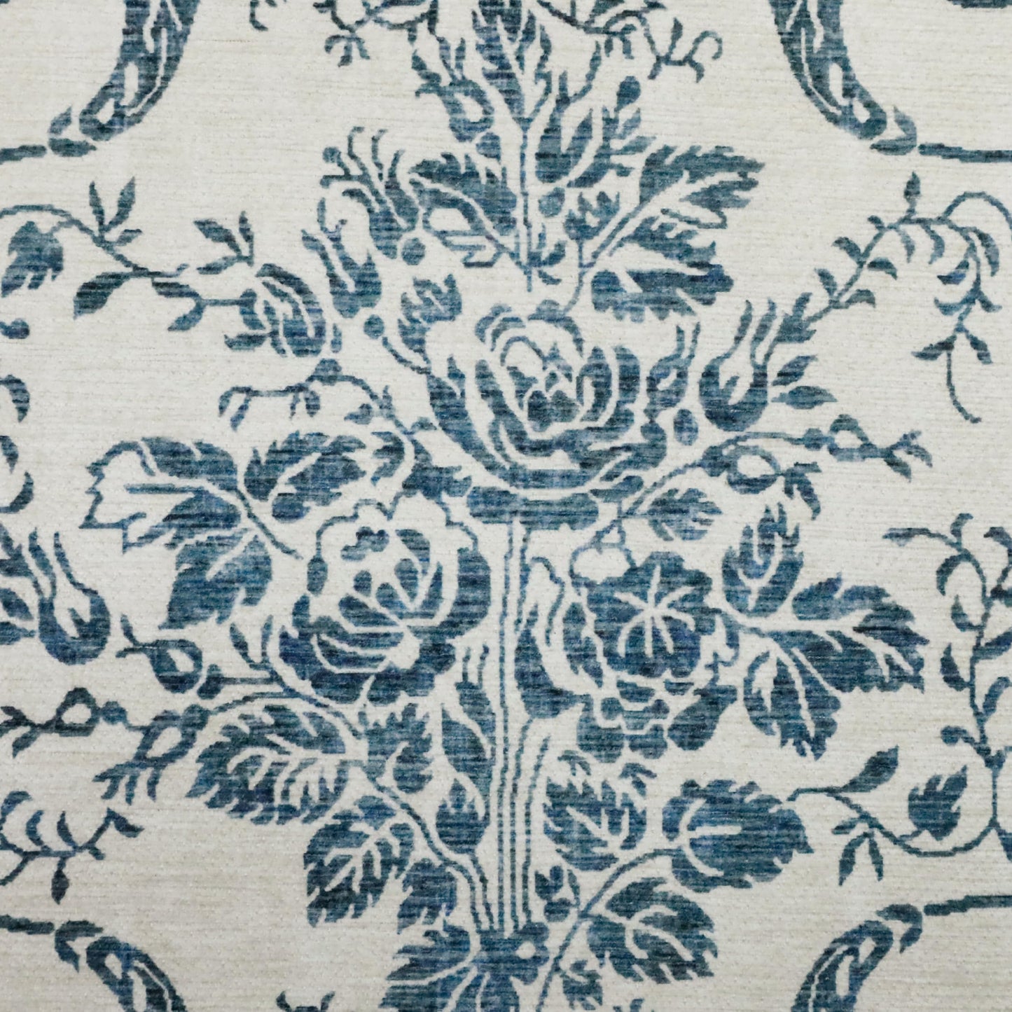 Laura Ashley Sea Spray Blue Josette Medallion Machine Washable & Slip Resistant 26" x 72" Runner Rug