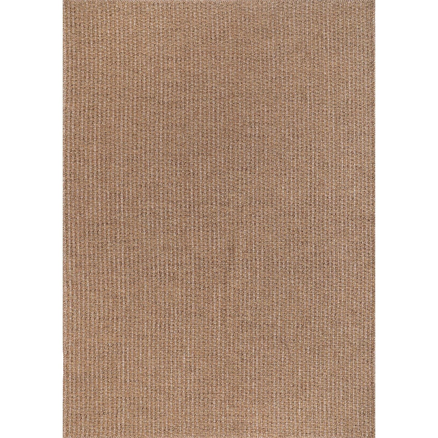 Easy Jute Rug 4x6 Indoor Outdoor Natural Rugs Solid Fiber Rug Woven Area Rug Boho Easy Clean Inside Carpet for Living Room Bedroom Dining Room Hallway or Outdoor Patio Porch (4 X 6 Natural)