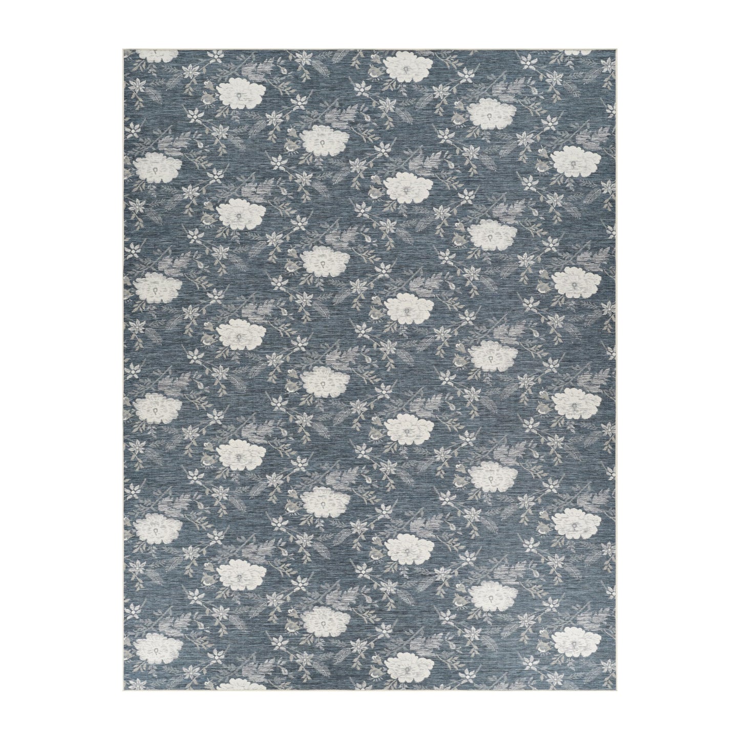 Laura Ashley Doreen Indoor Outdoor 9'x12' Area Rug Helena Floral Navy Multi