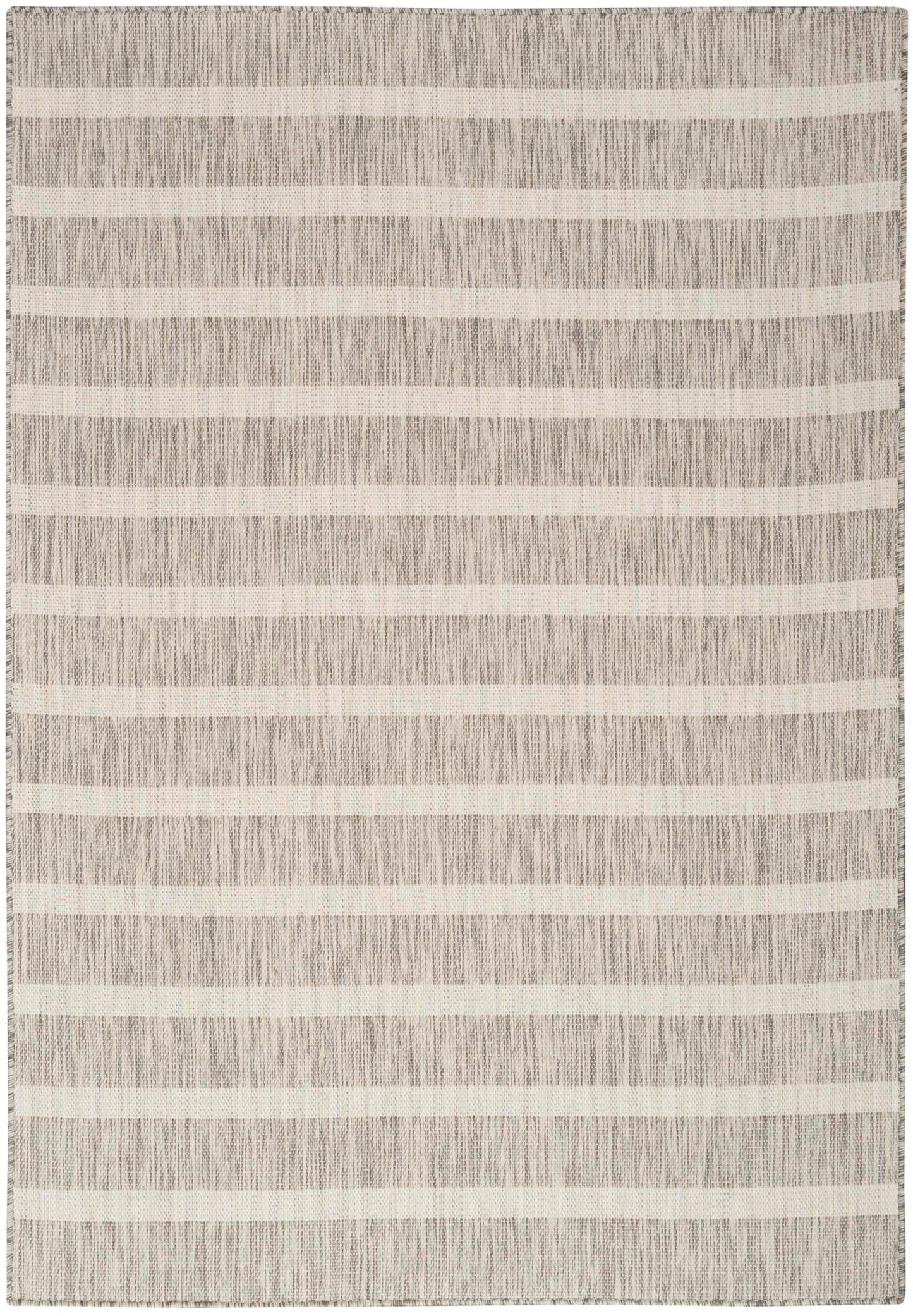 Nourison Home Positano Grey Ivory 7' x 10' Area Rug - Easy Clean, Non Shedding, Bed Room, Living Room, Dining Room, Kitchen (7' x 10')