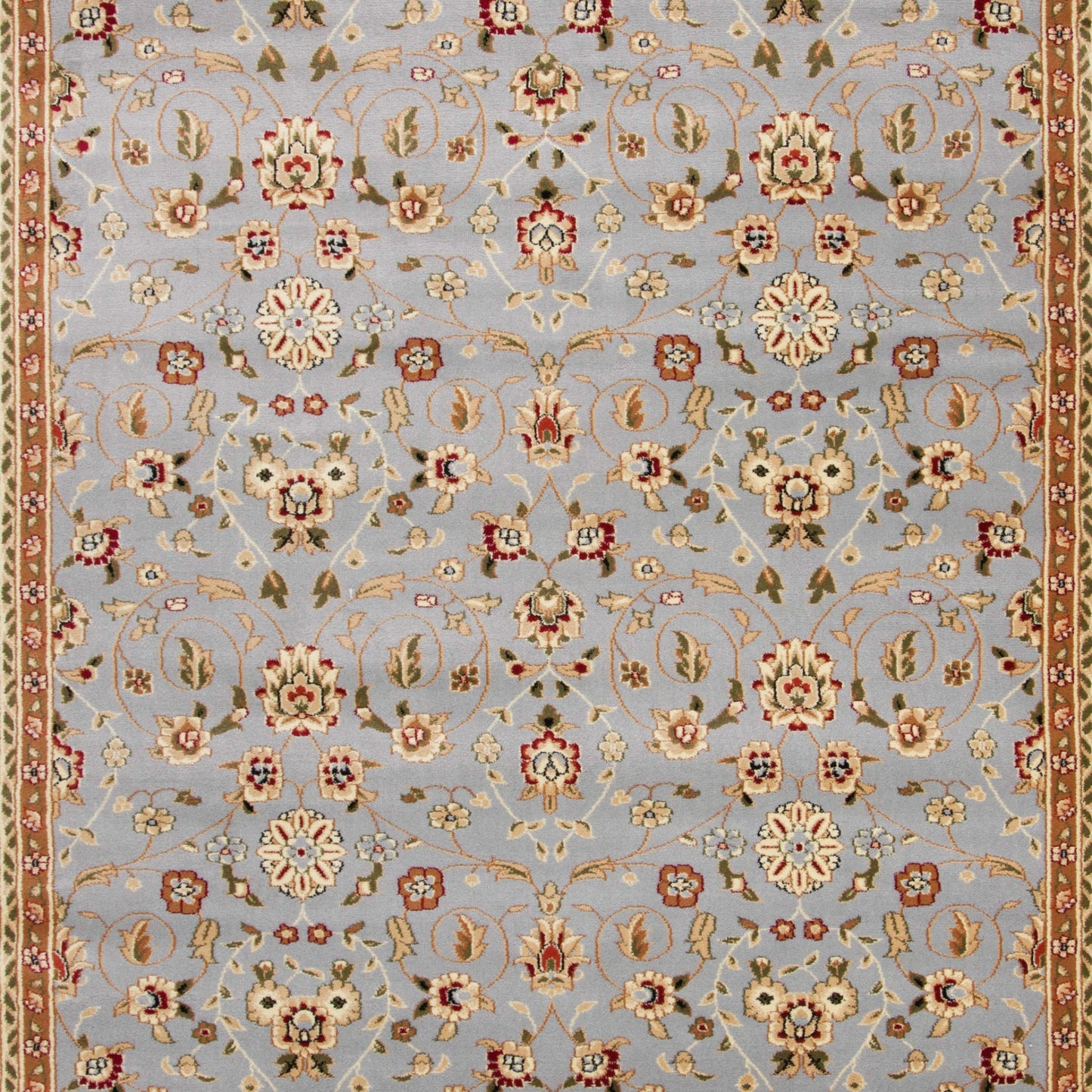 SAFAVIEH Lyndhurst Collection Area Rug - 5'3" x 7'6", Light Blue & Ivory, Traditional Oriental Design, Non-Shedding & Easy Care, Ideal for High Traffic Areas in Living Room, Bedroom (LNH312B)