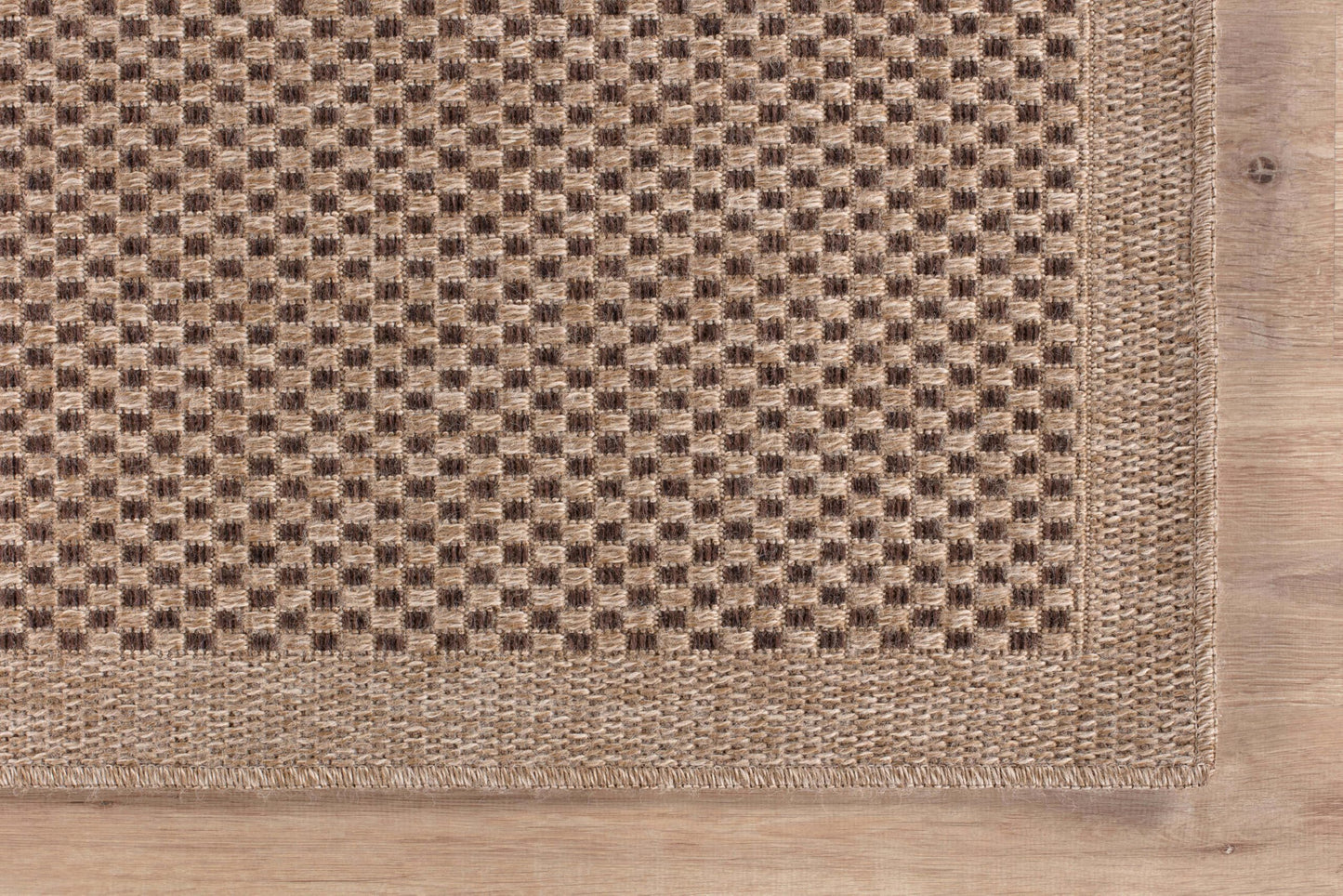 CAMILSON Easy Jute Rug 5x7, Indoor Outdoor Natural Color Fiber Area Rugs for Living Room Patio and Kitchen Rug, Sisal Boho Woven Design, Easy-Cleaning, Washable Outside Carpet Alfombras (5 x 7)