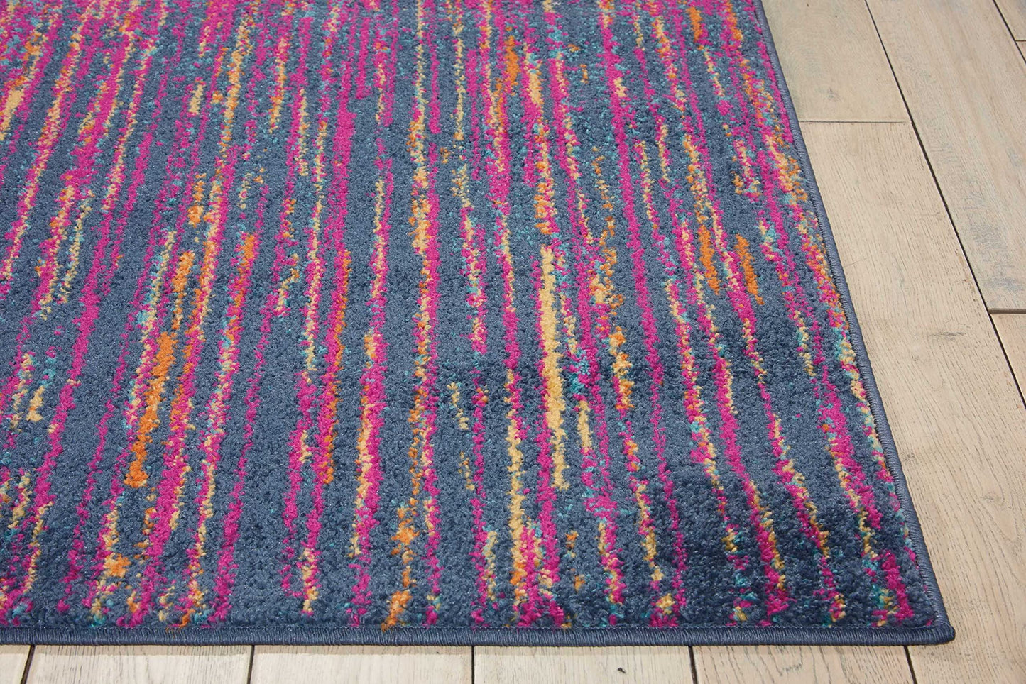 Nourison Home Passion Multicolor 6'7" x 9'6" Area Rug - Easy Clean, Non Shedding, Bed Room, Living Room, Dining Room, Kitchen (7' x 10')