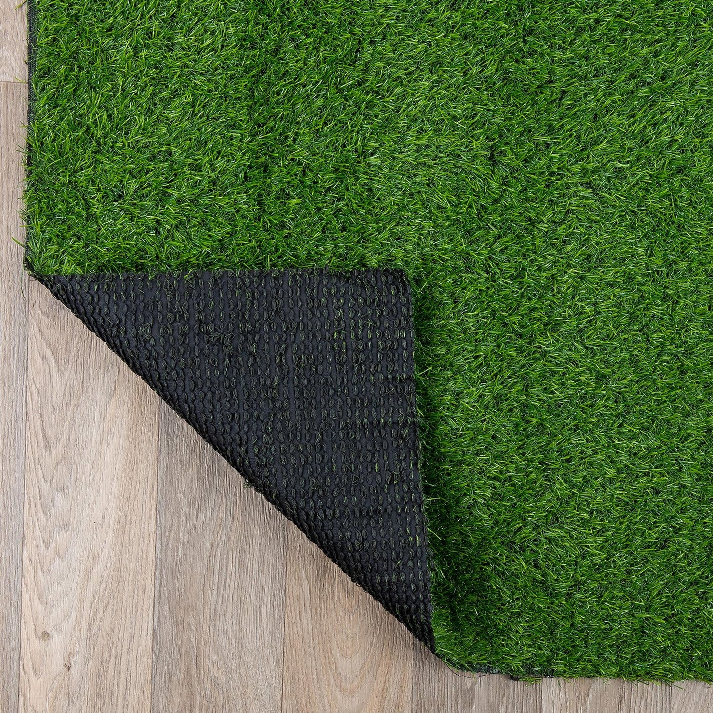 Rugshop Artificial Solid Grass for Backyard, Garden, Patio, Balcony, Garage Deck Indoor Outdoor Area Rug 6' 6" x 9' Green