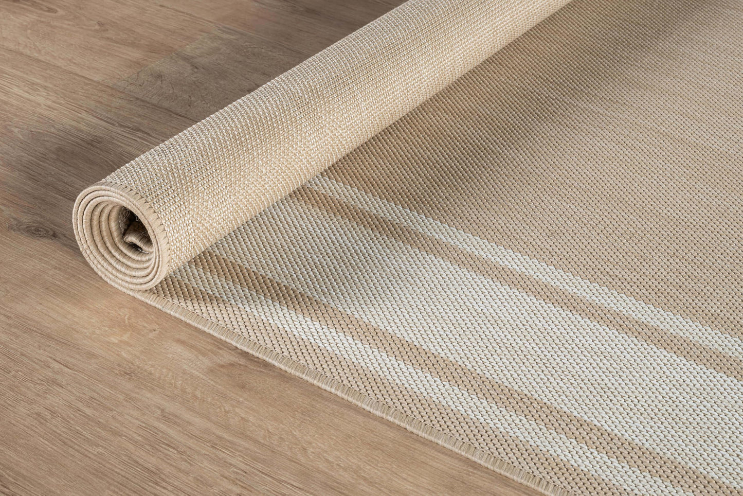 Beverly Rug Large Outdoor Rug 9x12 Modern Bordered Area Rugs for Indoor and Outdoor Patio Deck Porch Garden Waterproof Weather Sun Resistant Washable Outside Carpet (9 x 12 Beige)