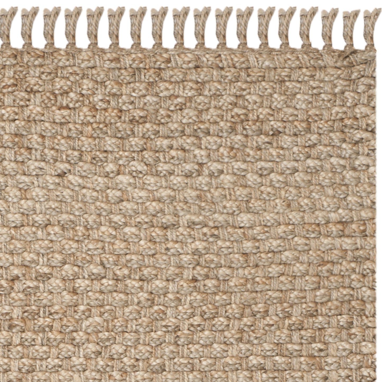 SAFAVIEH Natural Fiber Collection Accent Rug - 4' x 6', Natural, Handmade Woven Fringe Jute, Ideal for High Traffic Areas in Entryway, Living Room, Bedroom (NF856A)