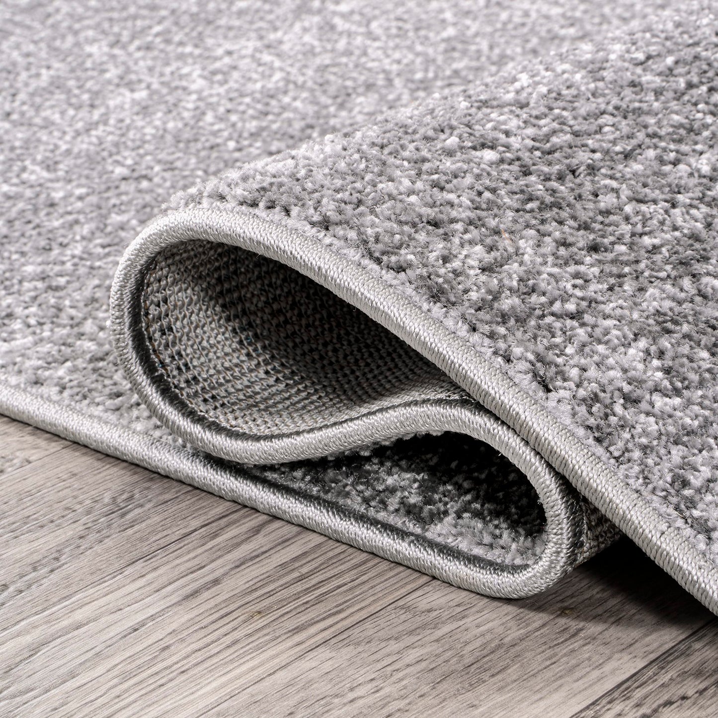 JONATHAN Y Haze Solid Low-Pile Gray Indoor Area Rug 3x5, Coastal,Bohemian,Minimalist,Classic, Easy-Cleaning for Living Room,Bedroom,Kitchen,Pet Friendly,Non-Shedding (SEU100A-3)