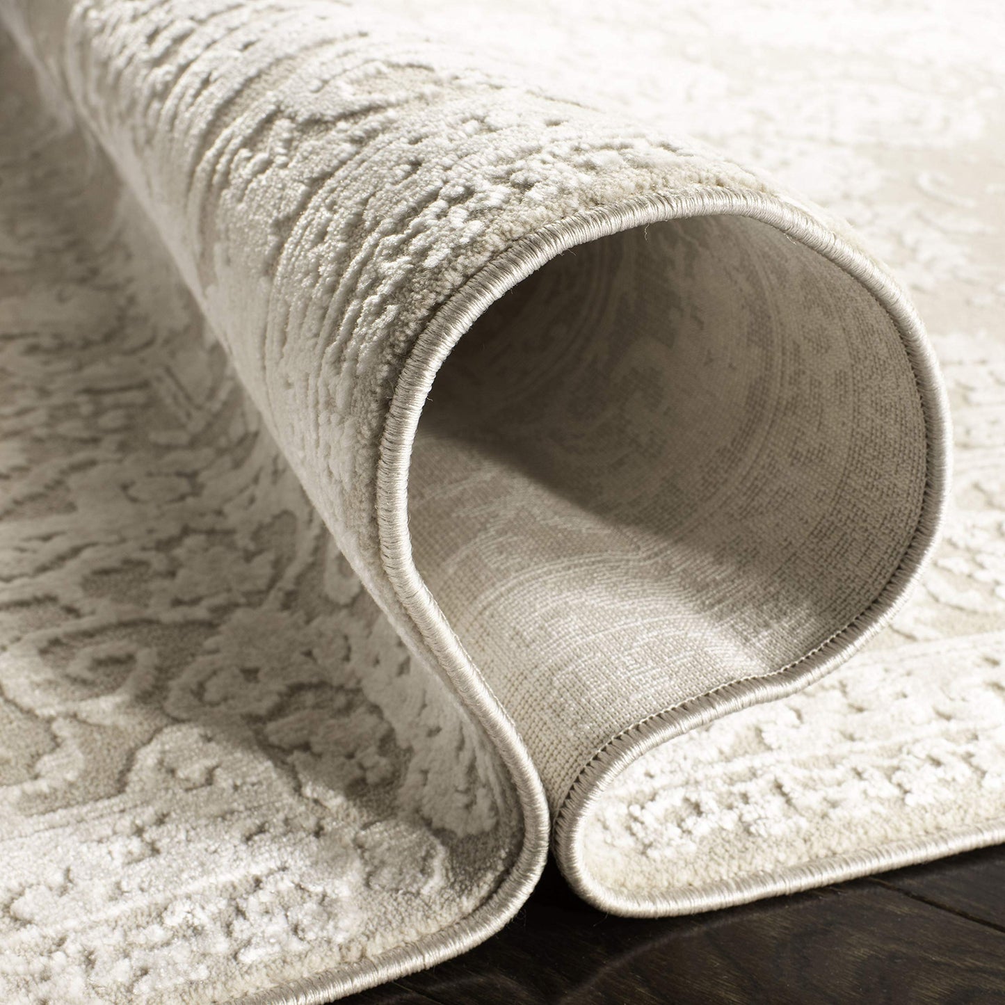 SAFAVIEH Area Rug 3x5 - Reflection Collection - Cream & Ivory, Non-Shedding & Easy Cleaning, Ideal for Entryway, Living Room, Bedroom (RFT664D)