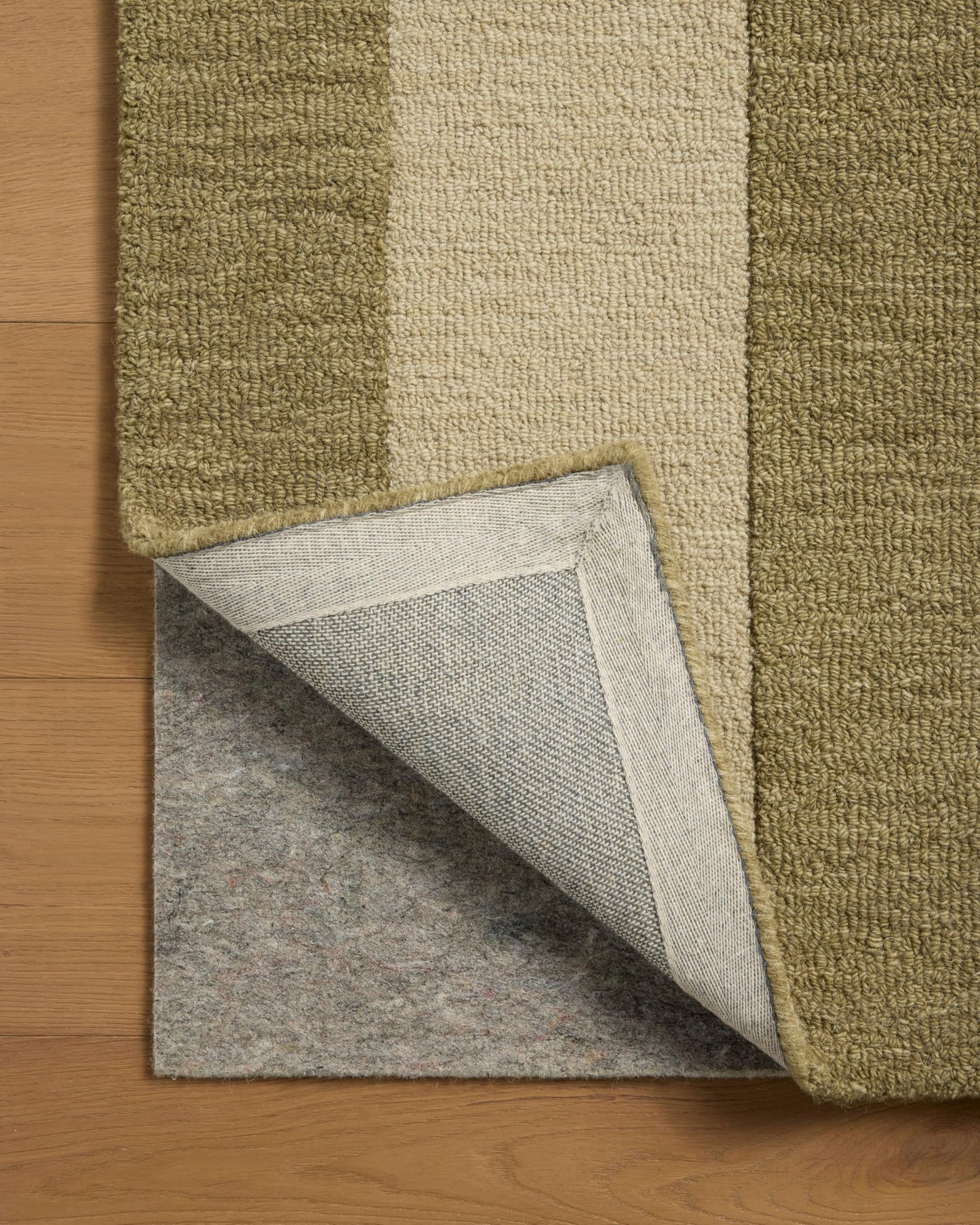 Loloi Leanne Ford Craven Collection CVN-01 Light Olive/Oatmeal 9'-3" x 13' Area Rug Geometrical, Patterned, Neutral, Living Room, Bedroom, Dining Room