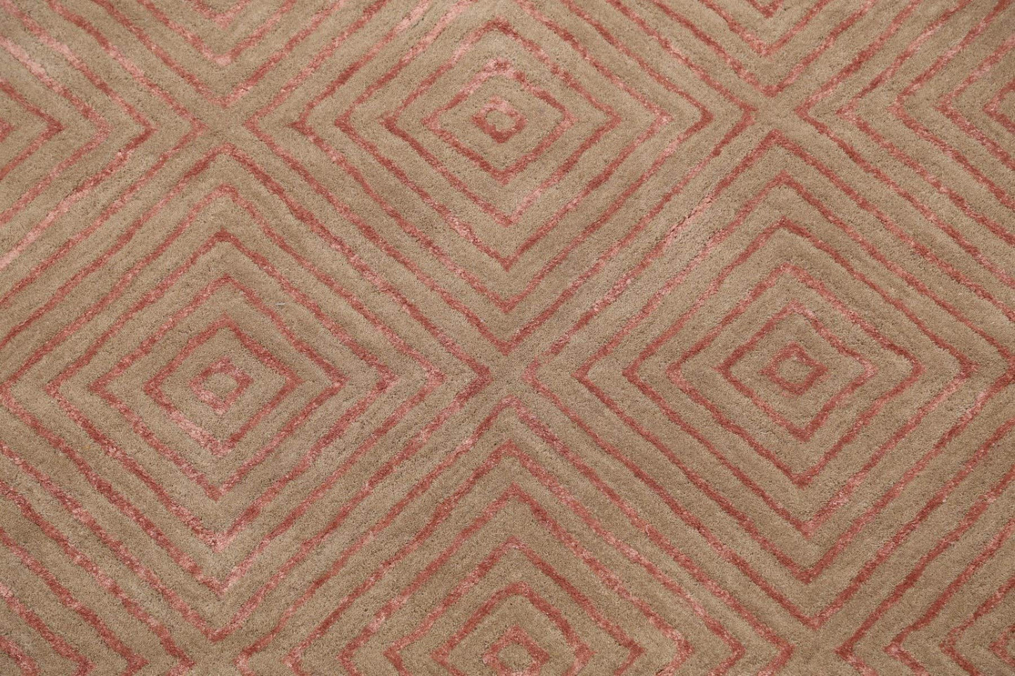 Modern Collection 6' 0'' X 4' 0'' Rug Rug, All-Over Wool & Silk Highlight Carpet for Home Décor, Foyer and Hallway