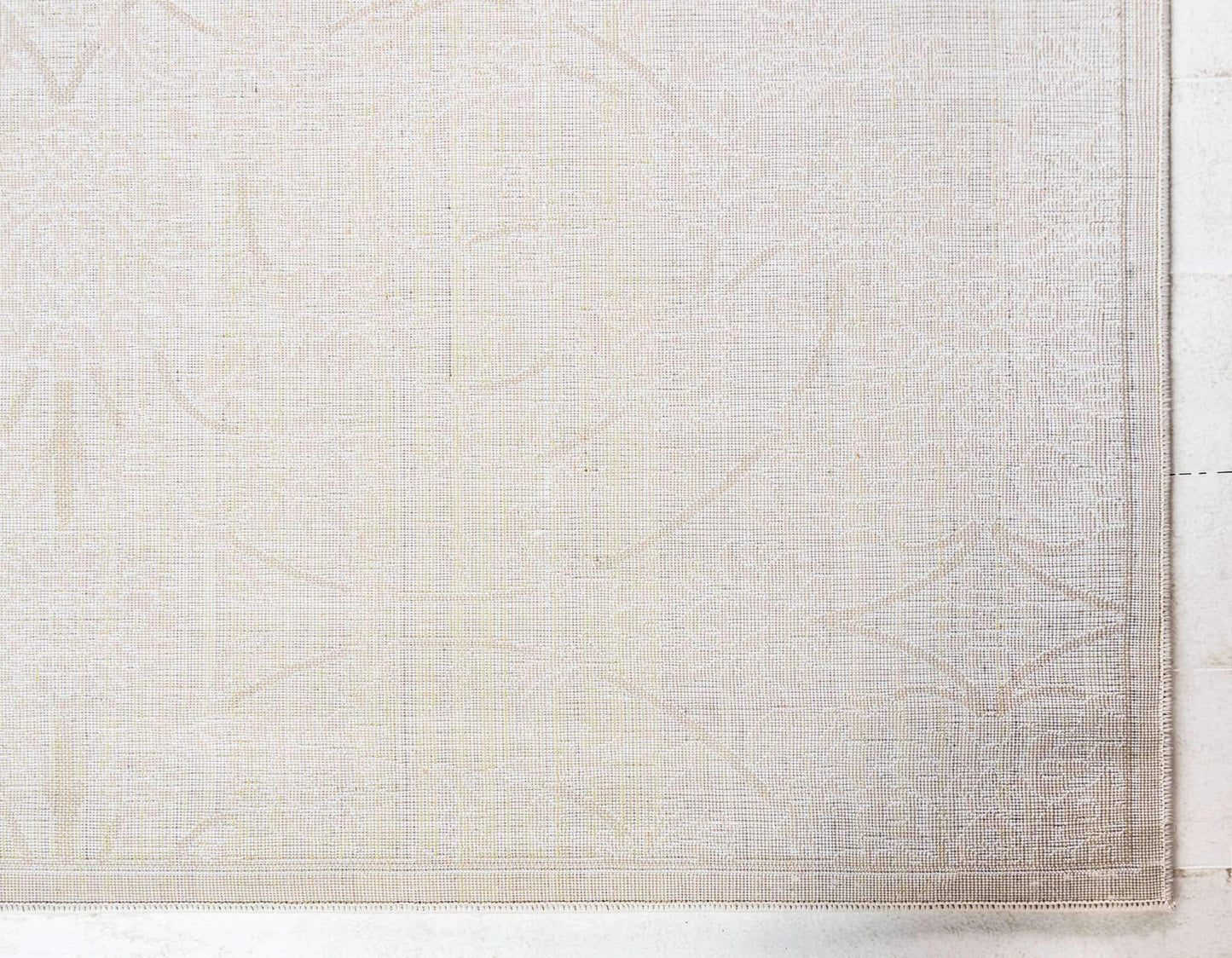 Unique Loom Rushmore Collection Area Rug - Taft (2' x 6' 1" Runner, Snow White/ Beige)