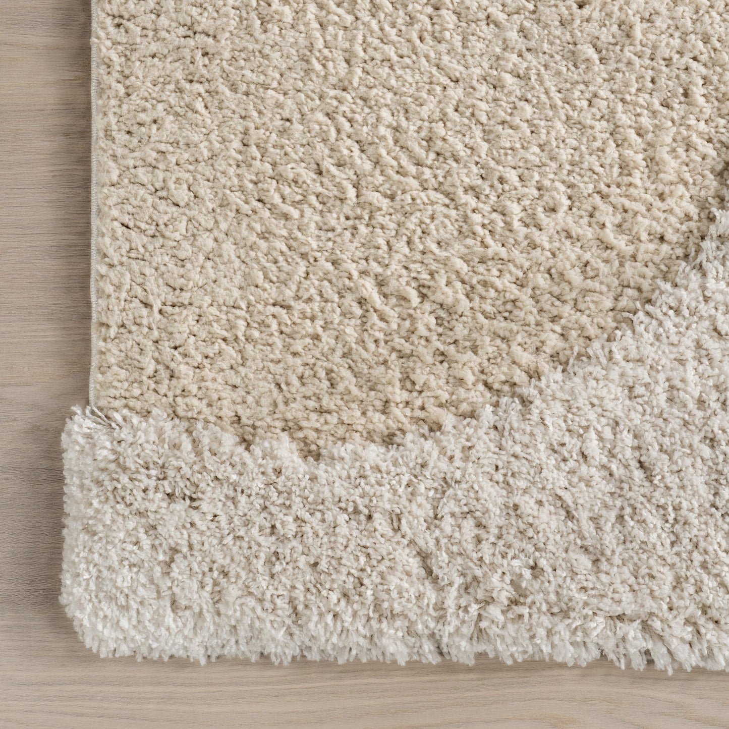 Nuloom Gloria Beige, 4' x 6', Abstract, Shag, Soft and Cozy, Plush, High Traffic, Stain Resistant, Easy Clean, Durable Area Rug for Bedroom, Living Room, Dining Space, Den, Foyer, Entryway