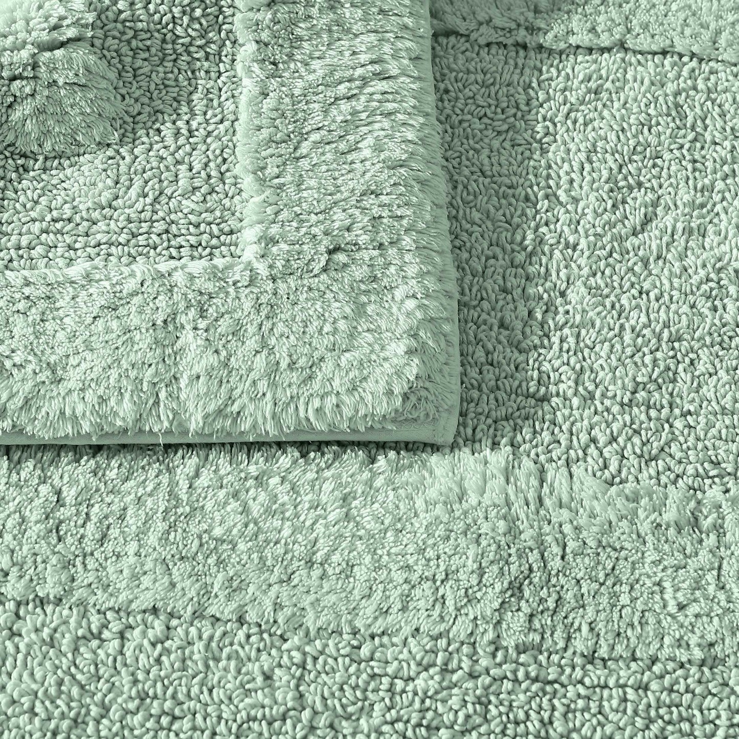 Tommy Bahama - Rug, Super Soft Yarn-Dyed Cotton Bath Rug, Highly Absorbent & Machine Washable Bath Mat (Long Branch Green, 21" x 34")