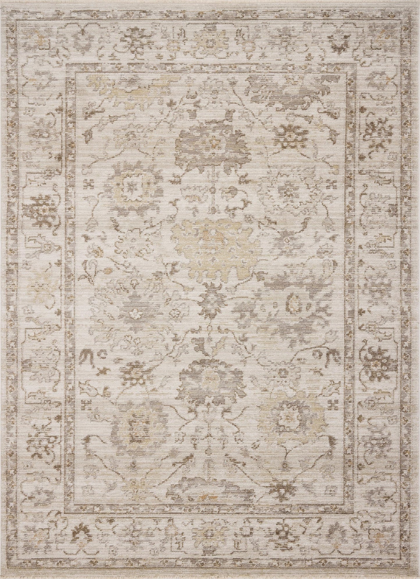 Loloi Magnolia Home by Joanna Gaines Pace Collection PAC-01 Natural/Stone 9'-6" x 12'-3" Area Rug