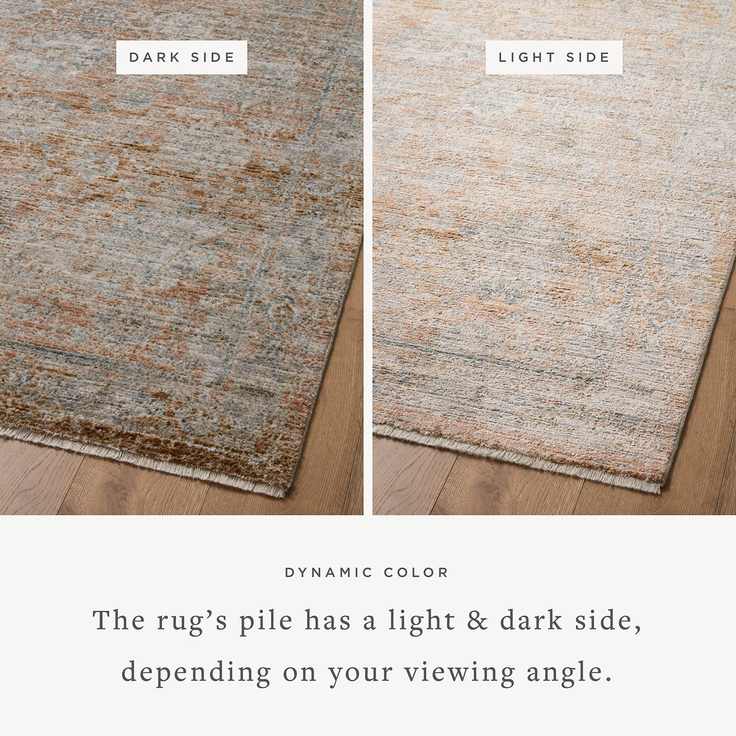 Loloi Jean Stoffer Katherine Collection KES-02 Terracotta/Smoke 2'-3'' x 3'-10'', .25" Pile Height, Accent Rug