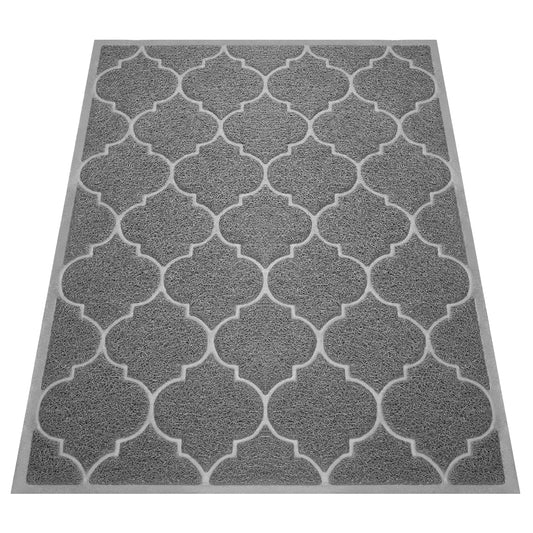 Cosyearn Door Mat, Front Door Mat, 46x35, Welcome Mats for Entryway,Garage,High Traffic Areas, Jumbo Size, Doormat Entrance, Waterproof Mat, Easy Clean, Outdoor Indoor Floor Mat,Non Slip (Grey)