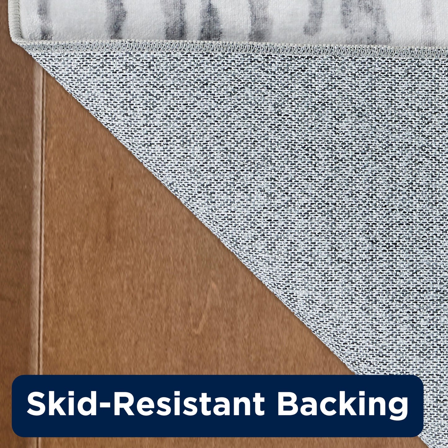 Wyatt & Ash Dream Mink Washable Strata Texture Beige/Cream Abstract 3' x 5' Accent