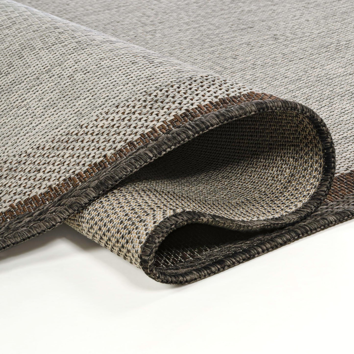 JONATHAN Y Rustic Abstract Indoor Outdoor Area Rug 6X9 Gray/Black, Wyatt Modern for Backyard, Patio, Porch, Easy-Cleaning, High Traffic, Pet-Friendly, Non-Shedding (SHP200C-6)