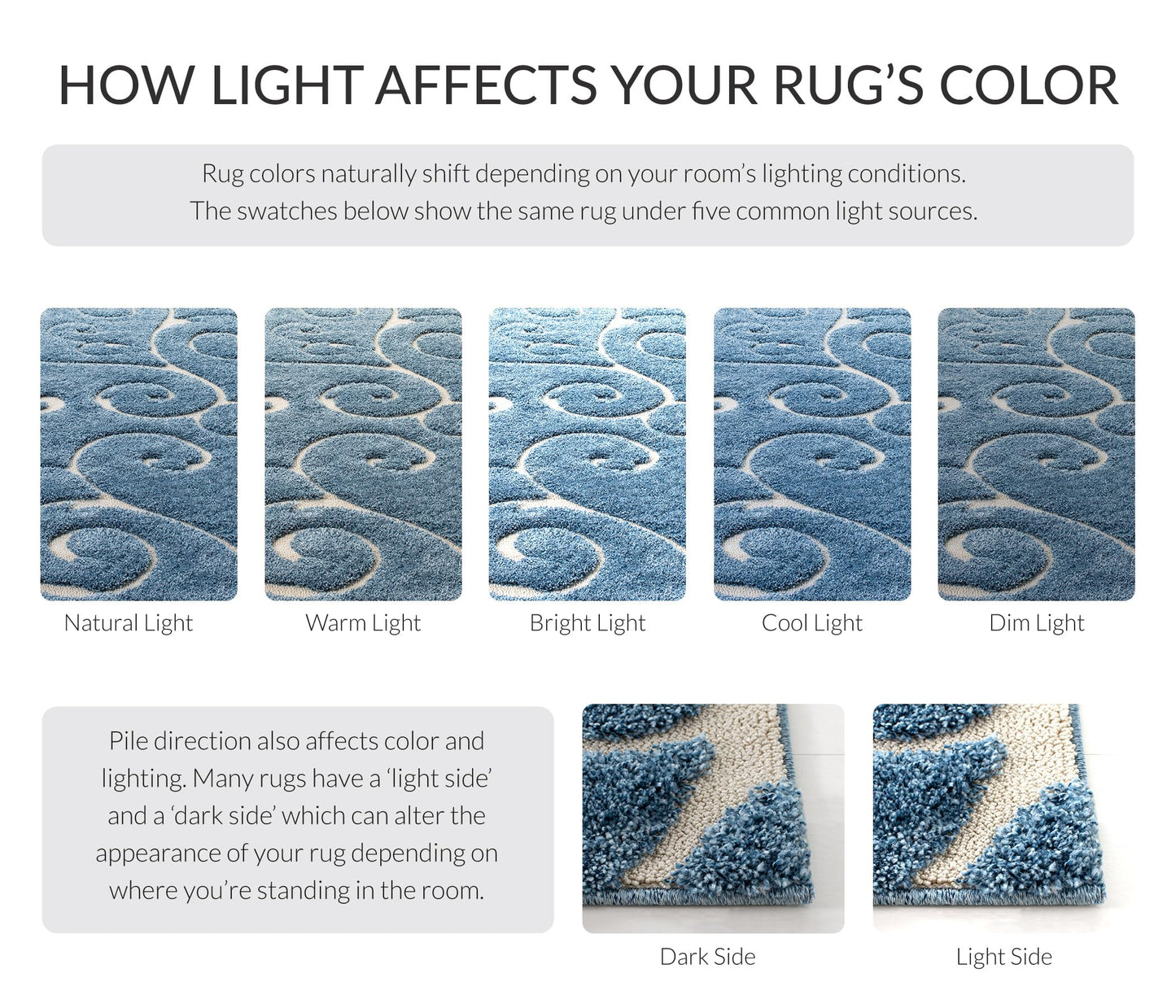SAFAVIEH Area Rug 9x12 - Florida Shag Collection - Large - Light Blue & Cream, Scroll Design, Non-Shedding & Easy to Clean, High-Low Plush Pile, Ideal for Living Room, Bedroom, Dining (SG455-6011)