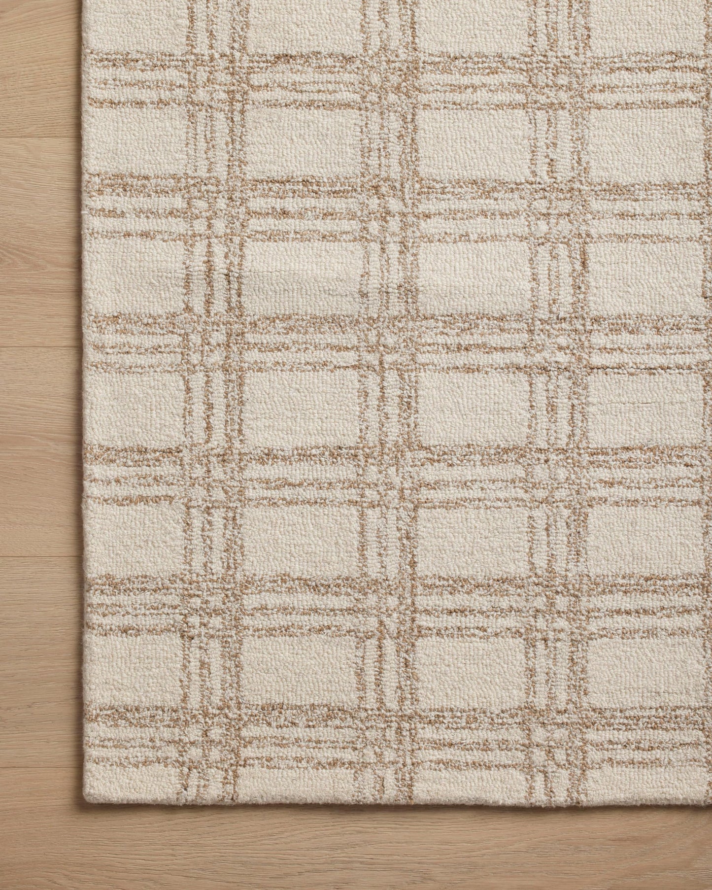 Loloi Chris Loves Julia Polly Collection POL-12 Cream/Sand 7'-9" x 9'-9" Area Rug