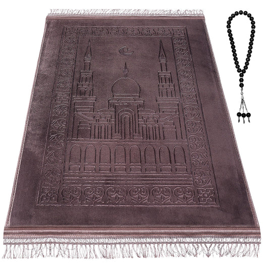 Z&Z living Space Soft Padded Prayer Mat – Extra Thick Comfort Rug for Home, Travel, Meditation, and Kneeling Support