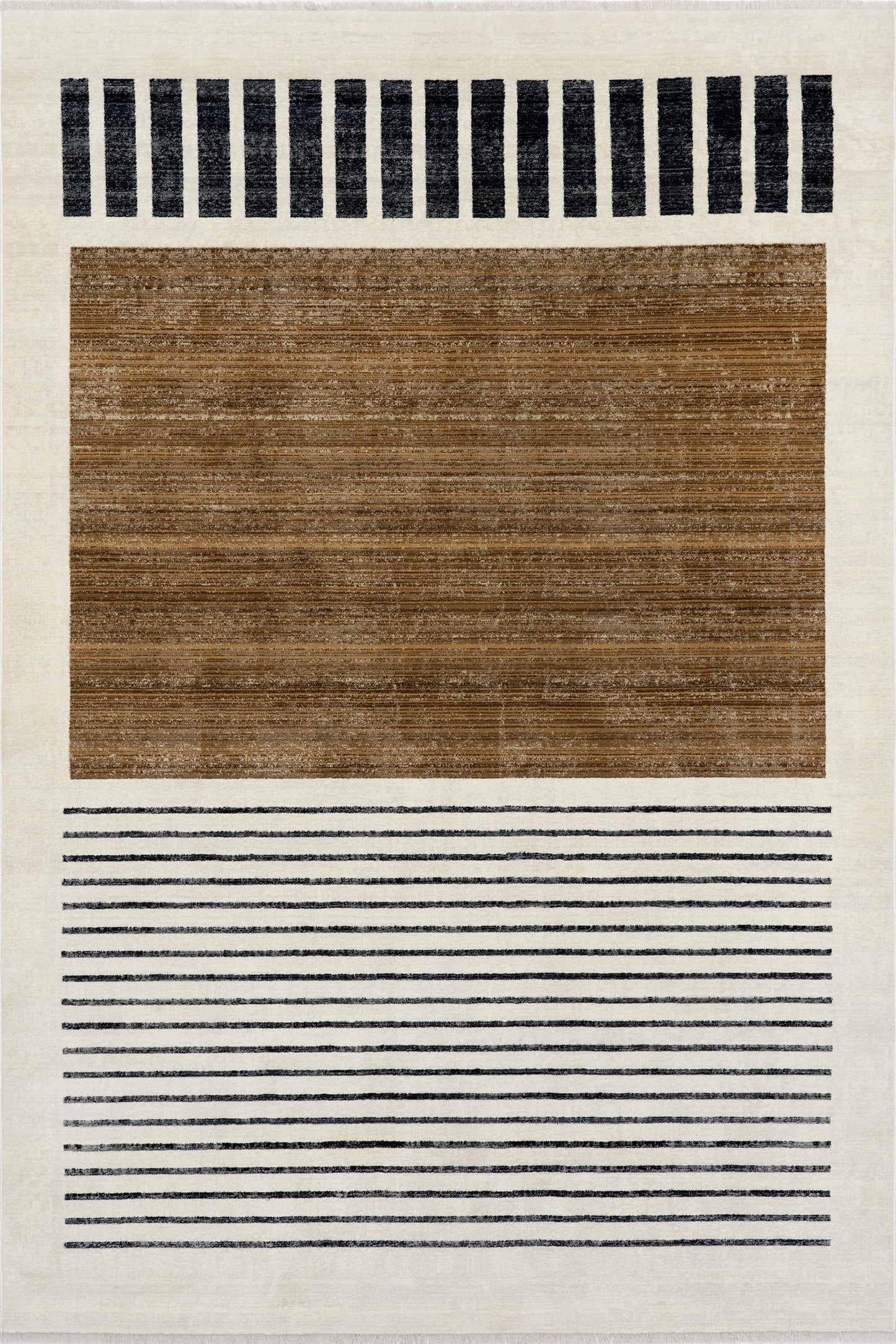 NULOOM Keeva Beige Fringed Performance 3' 3" x 5', Keeva Beige Soft and Cozy, High Traffic, Easy Clean, Durable Area Rug for Bedroom, Living Room, Dining, Den, Foyer, Entryway