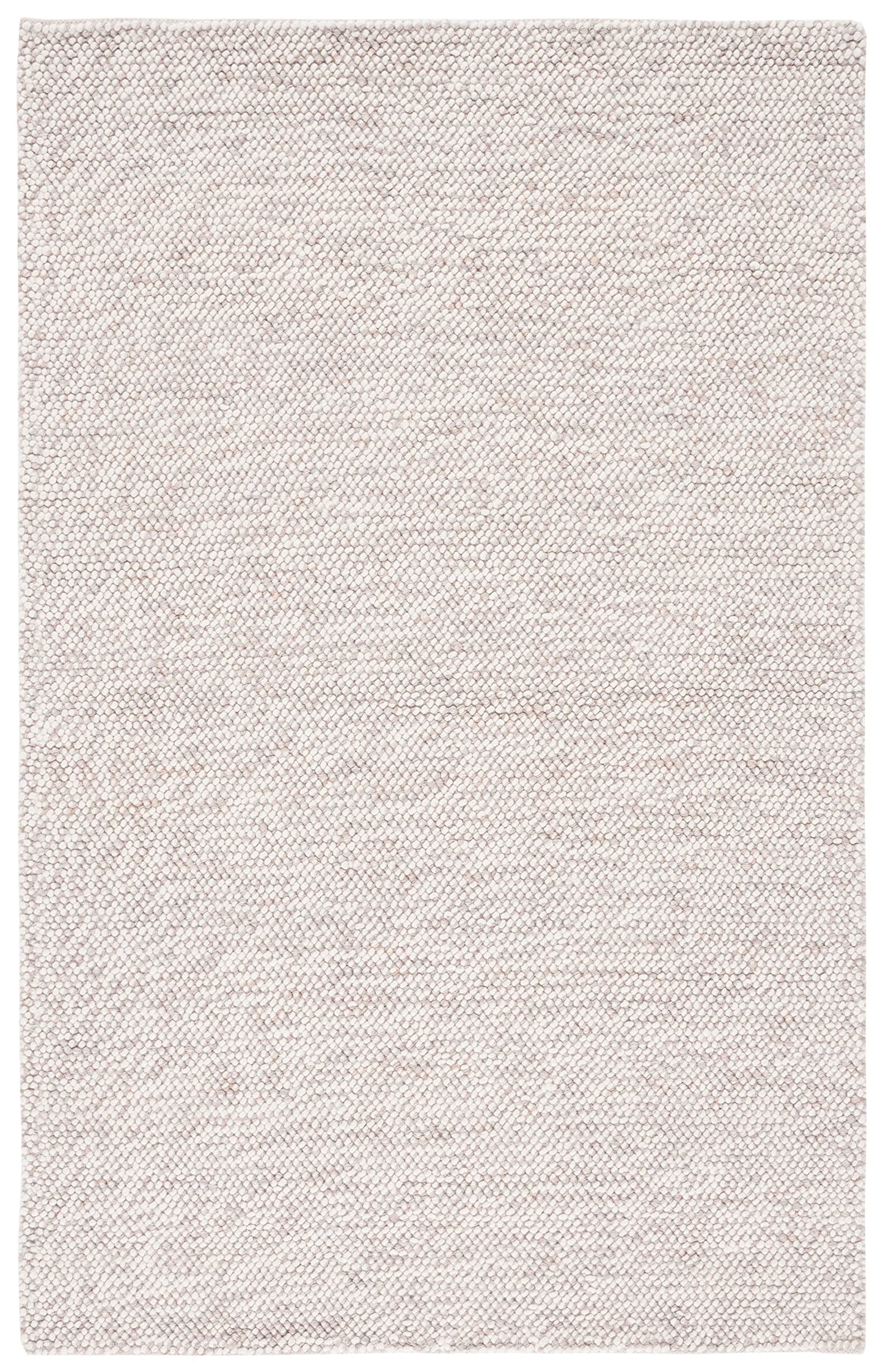 SAFAVIEH Natura Collection Accent Rug - 4' x 6', Beige & Ivory, Handmade Wool, Ideal for High Traffic Areas in Entryway, Living Room, Bedroom (NAT182B)