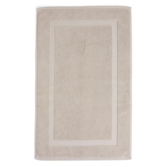 Preston Lane Douro Bath Mat – 100% Cotton, Plush & Absorbent Quick-Dry Bathroom Rug – Hotel-Quality Floor Mat for Shower or Tub, Made in Portugal, Clay