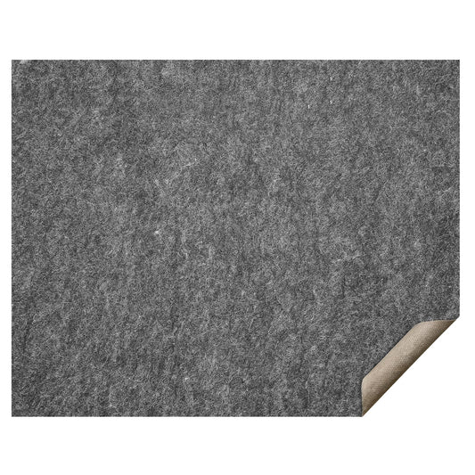 VEVOR 8' x 10' Non-Slip Rug Pad Gripper - 1/4" Thick Polyester Felt & Latex Backing Padding Cushion for Area Carpet Runner Hardwood Floors Living Room - Grey