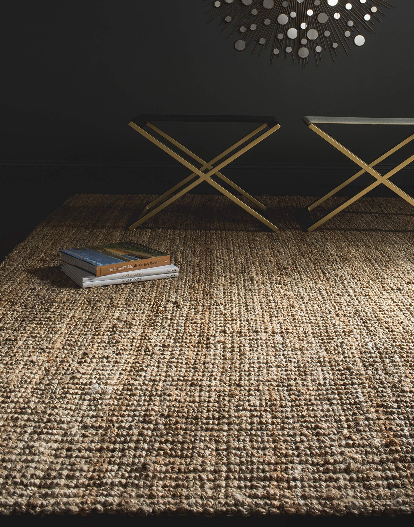 SAFAVIEH Area Rug 9x12 - Natural Fiber Collection - Large - Natural Brown, Handmade Jute, Farmhouse Style, Chunky Textured Thick Pile (NF447A)