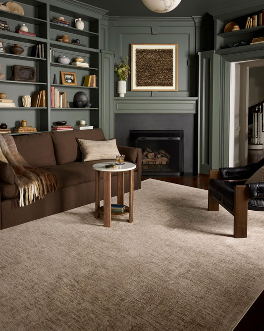 Loloi Winston Collection WIT-01 Taupe/Bone 9'-6" x 13'-1", .38" Pile Height, Area Rug, Soft, Durable, Non-Shedding, Easy Clean, Rug for Living Room