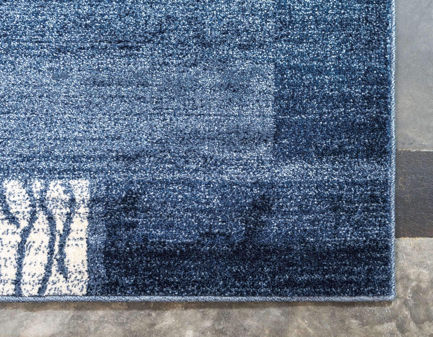 Unique Loom Del Mar Collection Area Rug - Sarah (3' 3" x 5' 3" Rectangle, Light Blue/ Blue)
