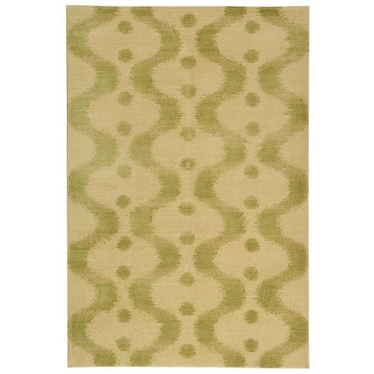 Martha Stewart x SAFAVIEH Area Rug Collection - 5'6" x 8'6", Ginkgo, Handmade Silk & Wool, Ideal for Living Room, Bedroom, Office, Dining Space (MSR5429B)