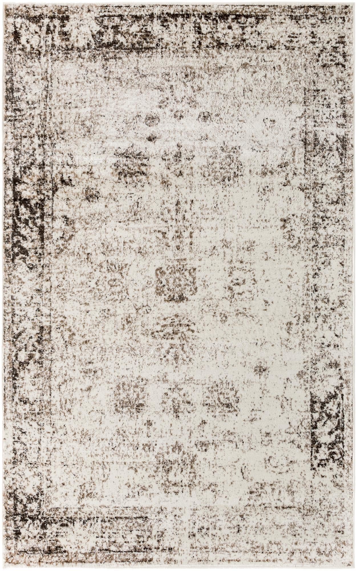 Unique Loom Sofia Collection Area Rug - Casino (5' 3" x 8' Rectangle, Beige/ Tan)