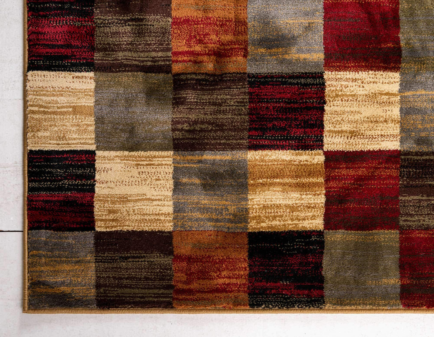 Unique Loom Barista Collection Area Rug - Gava (2' 2" x 6' 1" Runner, Multi/ Brown)