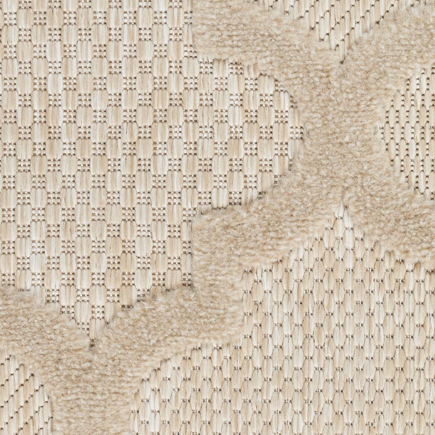 Nourison Home Easy Care Cream 2'2" x 7'6 Area Rug - Easy Clean, Non Shedding, Bed Room, Living Room, Dining Room, Kitchen (8' Runner)