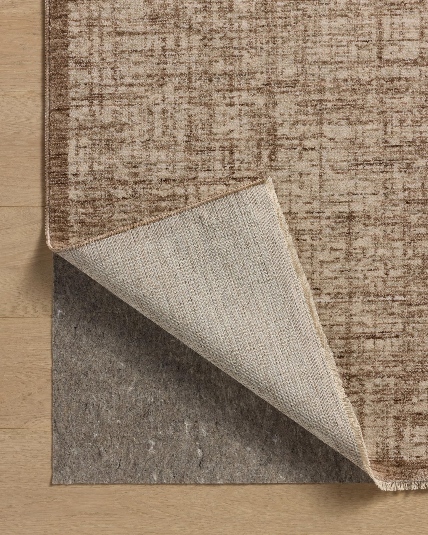 Loloi Winston Collection WIT-01 Earth/Bone 6'-7" x 9'-10", .38" Pile Height, Area Rug, Soft, Durable, Non-Shedding, Easy Clean, Rug for Living Room