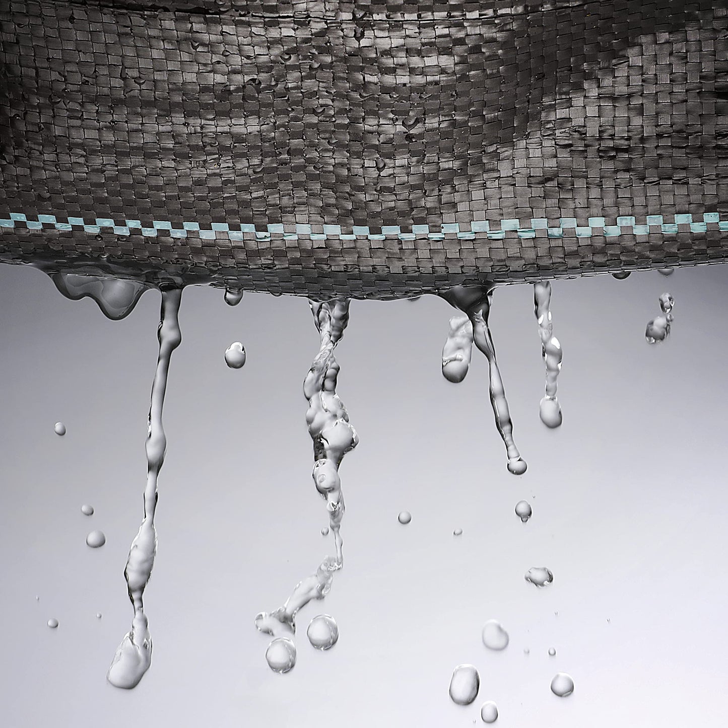 GardenMate 6 x 33 feet Sheet Woven Weed Control Fabric - Stabilized Black Heavy Duty 3 oz/yd² Landscape Ground Cover Membrane