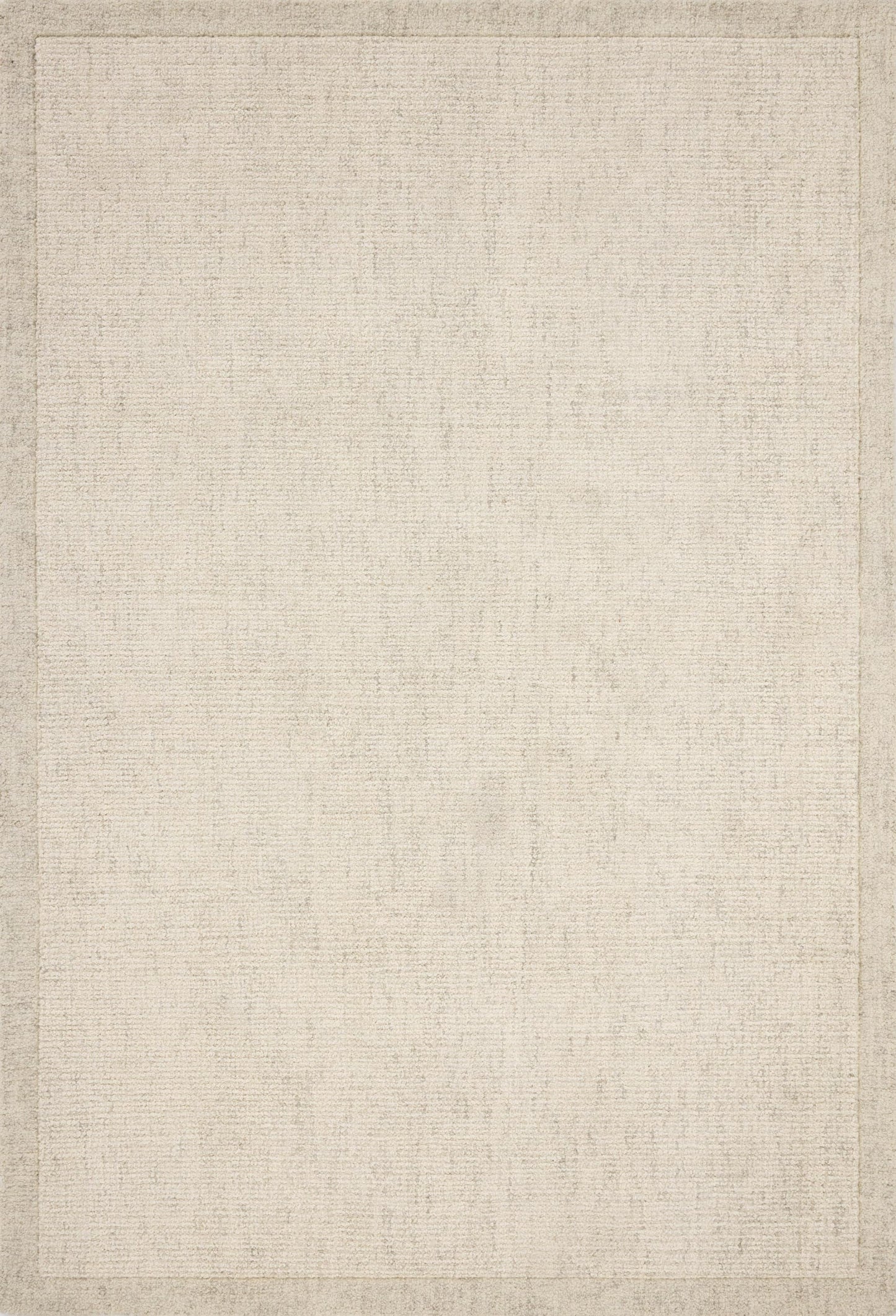Loloi Magnolia Home by Joanna Gaines Henley Collection HNY-01 Ivory/Smoke 2'-6" x 9'-6" Runner Rug