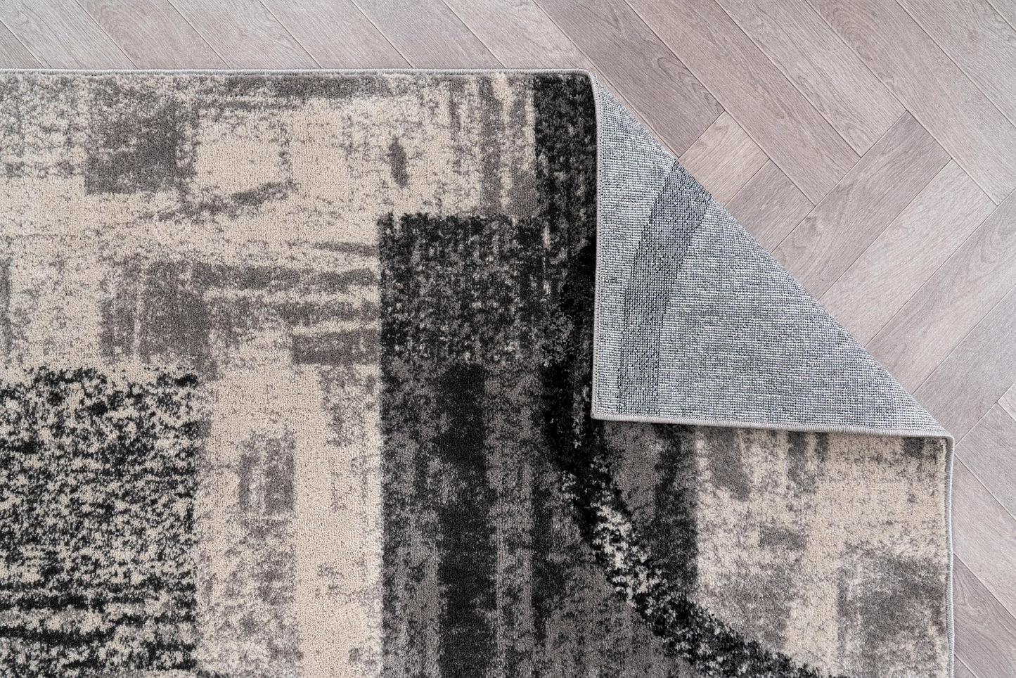 Rugshop Contemporary Circle Design Area Rug, Non-Shedding Carpet for Living Room, Dining Room, or Large Bedroom, Cream, 8'8" x 12'
