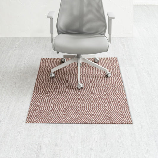 Anji Mountain Rug'd Office Chair Mat for Carpet & Hardwood Floor - Jacquard Woven, Anti-Slip Backing, Low Pile, Floor Protector Desk Chair Mat, Office Rugs for Rolling Chairs (Luxor - 36" x 48")