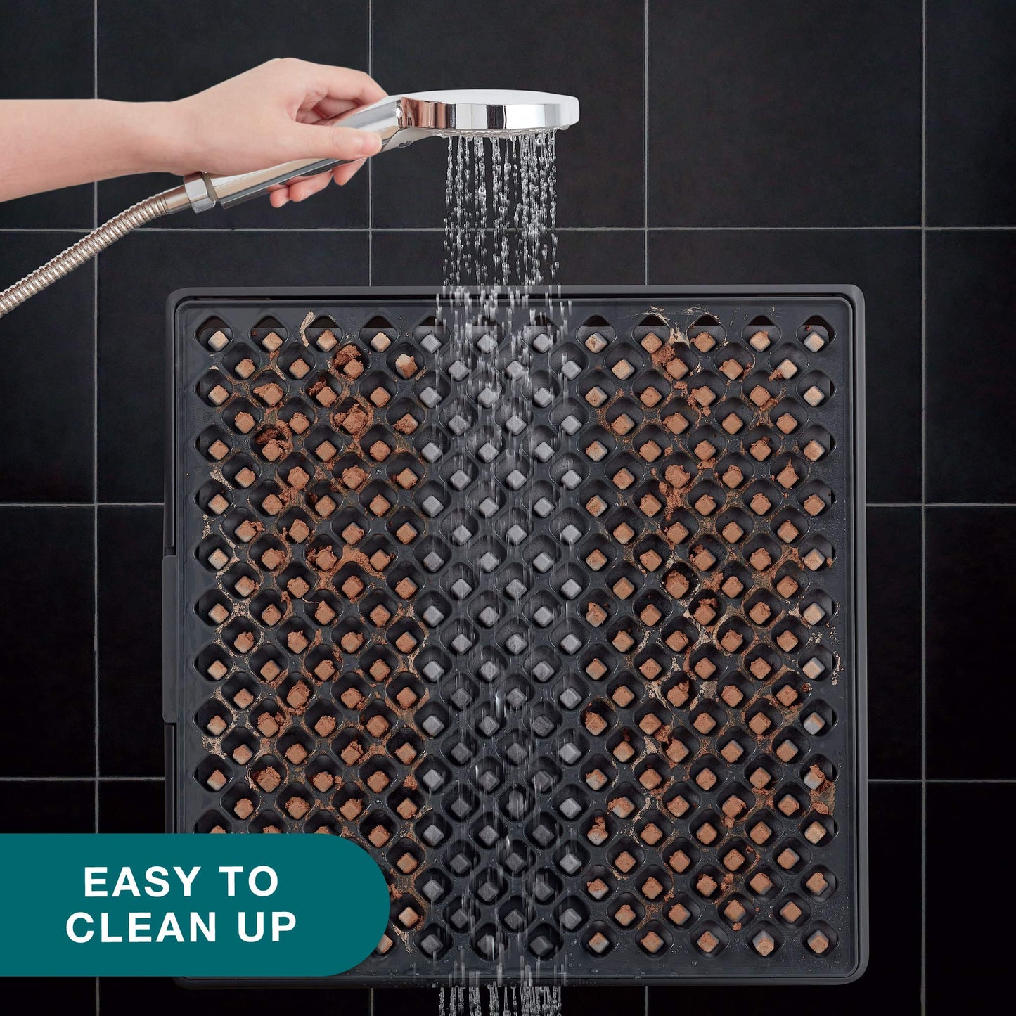 Cleanse My Sole Sanitizing Shoe Door Mat - Disinfecting - Quick 2 Step Cleaning - Durable - Ultra Absorbent - Anti Slip Bottom - Automatic Shoe Sole Cleaner - 17” x 13”