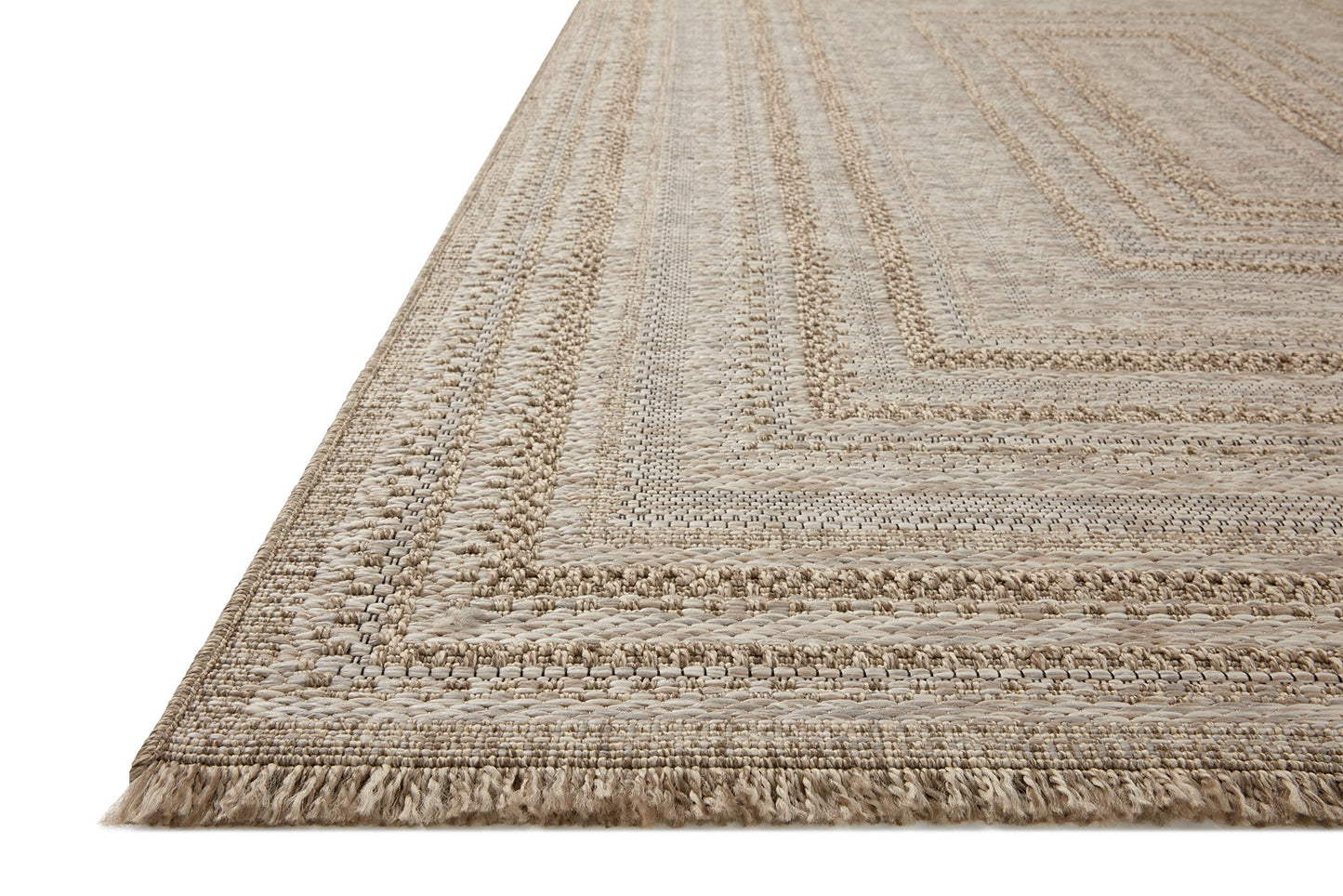 Loloi Dawn Collection Indoor/Outdoor DAW-01 Natural 5'-1" x 7'-7" Area Rug