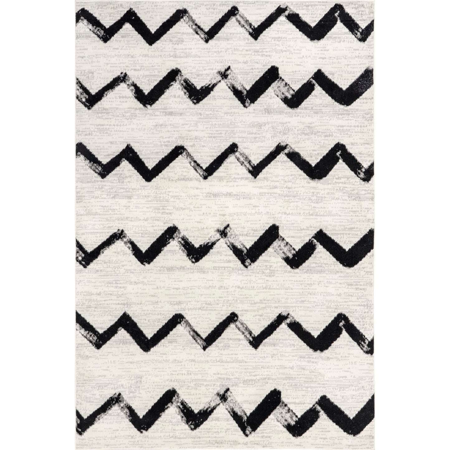nuLOOM Addison Modern Chevrons Area Rug, 4x6, Grey