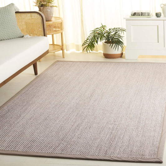 SAFAVIEH Area Rug 5x8 - Natural Fiber Collection - Marble & Beige, Sisal, Ideal for Living Room, Bedroom, Dining Space (NF136B)
